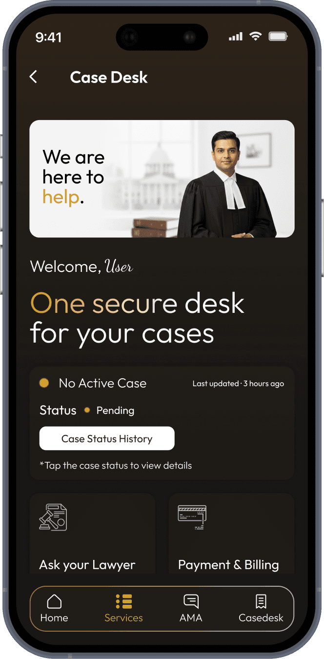 Case Desk mockup